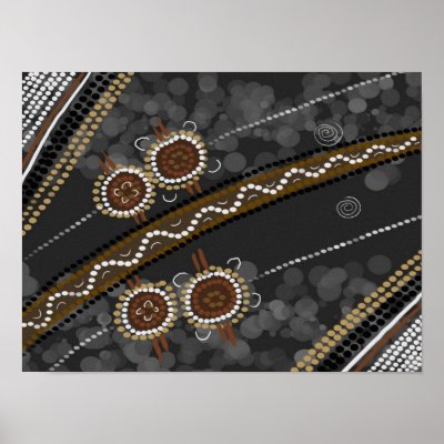 Aboriginal Art Canvas - Lost Tribes Posters by kanedogg