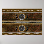 Aboriginal Art Canvas - women food gathering Print