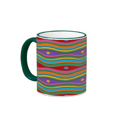 Aboriginal Art Mug by sekodesigns