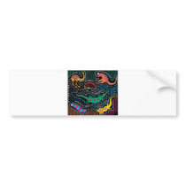 Aboriginal style bumper stickers
