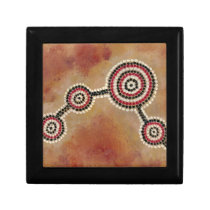 Aboriginal Symbol Gift Box