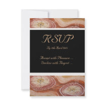 Aboriginal Wedding RSVP Desert Dreaming Card Custom Announcements