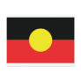 aborigini australia flag post cards