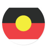 aborigini australia flag stickers