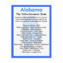 About Alabama Postcard