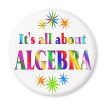 About Algebra Refrigerator Magnet