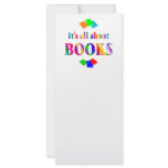About Books Rack Card Template