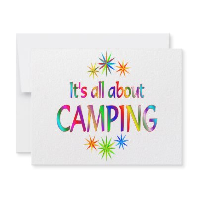 About Camping Personalised Announcements by HobbiesLeisure