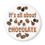 About Chocolate Refrigerator Magnet