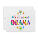 About Drama invitations