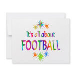About Football Personalized Announcement