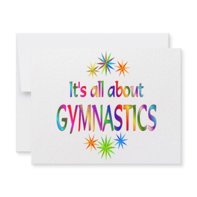 About Gymnastics Personalized Invitation by HobbiesLeisure