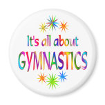 About Gymnastics Fridge Magnet