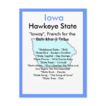 About Iowa Post Card