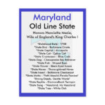 About Maryland postcards