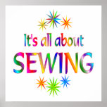 About Sewing Poster