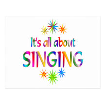 About Singing Postcard