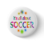 About Soccer Pinback Buttons