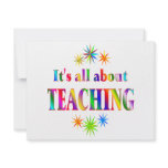 About Teaching Invitation