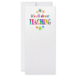 About Teaching Rack Card Design