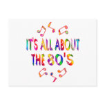 About the 80s post card