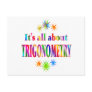 About Trigonometry Postcard