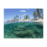 Above and below Lake Tahoe Post Card