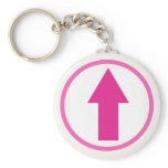Above the influence - Pink Key Chain