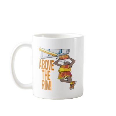 Above The Rim Coffee Mug by SportsArena