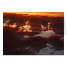 Above The Sky Greeting Card