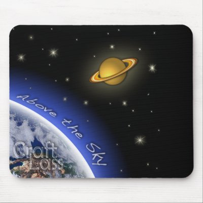 Above the Sky Mousepad by CraftLass