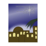 "Above thy deep..." Postcard