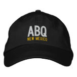 ABQ New Mexico embroidered hats