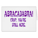 Abracadabra Card