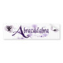 Abracadabra W Bumper Sticker