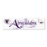 Abracadabra W Bumper Sticker bumper stickers