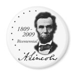 Abraham (Abe) Lincoln Bicentennial Refrigerator Magnets