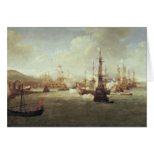 Abraham Duquesne  at Chios, after 1681 Card