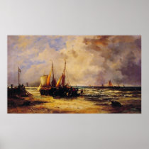 Abraham Hulk Snr Coming Ashore Posters