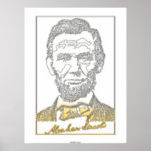 Abraham Lincoln. 16th President of USA [005] Print