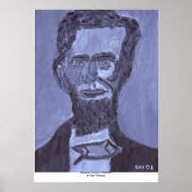 Abraham Lincoln (1809-65) Print