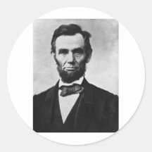 Abraham Lincoln 8 Round Stickers