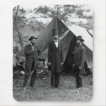 Abraham Lincoln Allan Pinkerton John A. McClernand Mouse Pads