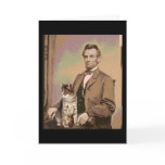 Abraham Lincoln and his Cat Dixie cards
