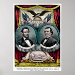 Abraham Lincoln & Andrew Johnson in 1864 posters