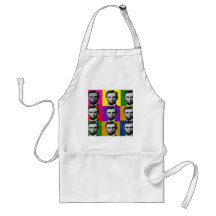 Abraham Lincoln Art Gifts---Unique 9 Photos Aprons
