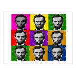 Abraham Lincoln Art Gifts---Unique 9 Photos Post Cards