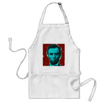 Abraham Lincoln Art Shirt--Unique Design Apron