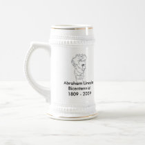 Abraham Lincoln Bicentennial Stein Coffee Mugs