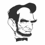 Abraham Lincoln (Black and white) photo sculptures